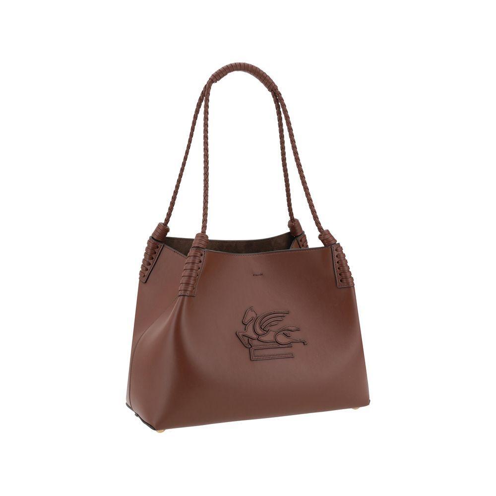 Front view with bag zipped and handles upright.