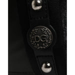 Dolce & Gabbana Gray Nylon Prince Forever School Travel Backpack Bag