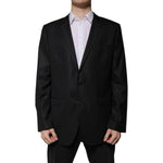 Dolce & Gabbana Black Stripe Wool Single Breasted Blazer JKT2535 -54