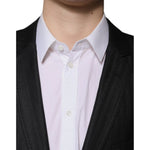 Dolce & Gabbana Black Stripe Wool Single Breasted Blazer JKT2535 -54