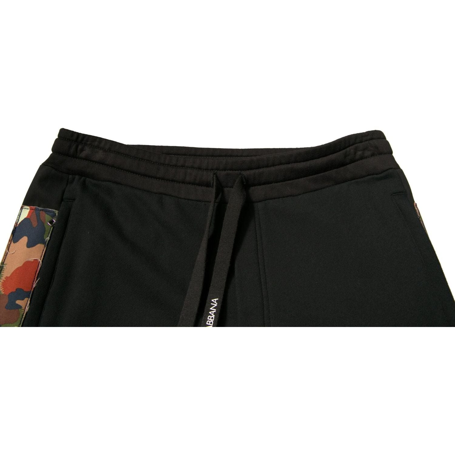 Dolce & Gabbana Black Cotton Jogger Cargo Sweatpants Pants