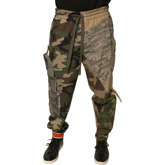 Dolce & Gabbana Multicolor Camouflage Jogger Sweatpants Pants PAN75677-48