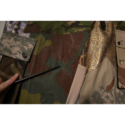 Dolce & Gabbana Multicolor Patchwork Men Jogger Pants