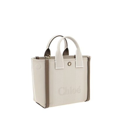 Chloé Beige Cotton Shoulder Bag