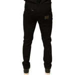 Dolce & Gabbana Black Logo Cotton Stretch Skinny Denim Jeans PAN75710-50
