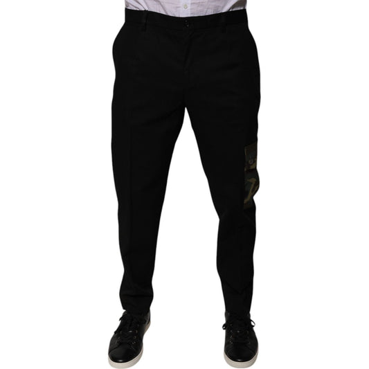 Dolce & Gabbana Black Cotton Men Cargo Casual Pants PAN75763-48