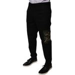 Dolce & Gabbana Black Cotton Men Cargo Casual Pants PAN75763-48