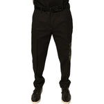 Dolce & Gabbana Black Cotton Men Cargo Casual Pants PAN75763-48