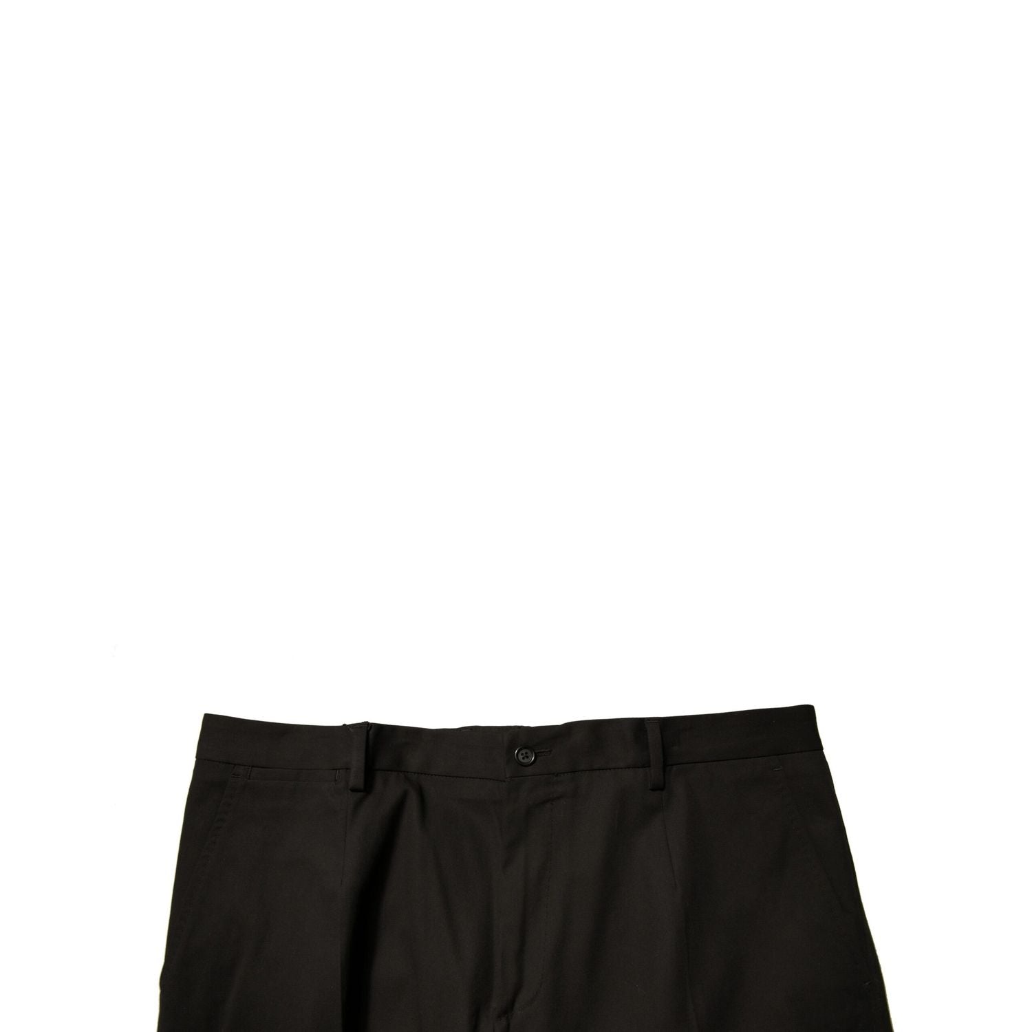 Dolce & Gabbana Black Cotton Men Cargo Casual Pants