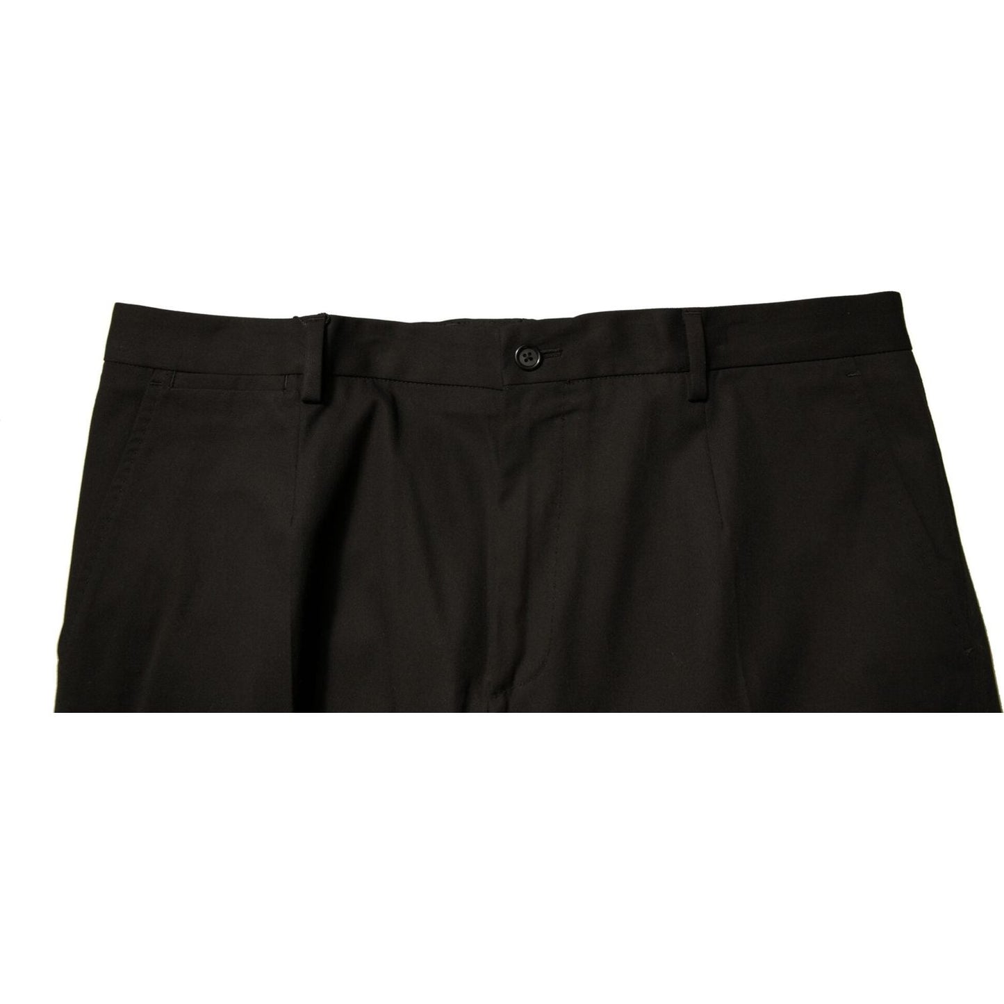 Dolce & Gabbana Black Cotton Men Cargo Casual Pants PAN75763-48