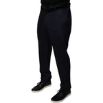 Dolce & Gabbana Dark Blue Tapered Formal Dress Pants PAN75775-56