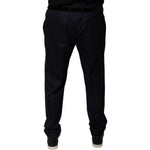 Dolce & Gabbana Dark Blue Tapered Formal Dress Pants PAN75775-56