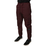 Dolce & Gabbana Bordeaux Cotton Cargo Jogger Sweatpants Pants PAN75800-44