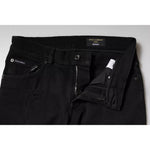 Dolce & Gabbana Black Cotton Tattered Skinny Denim Logo Jeans PAN75901-46