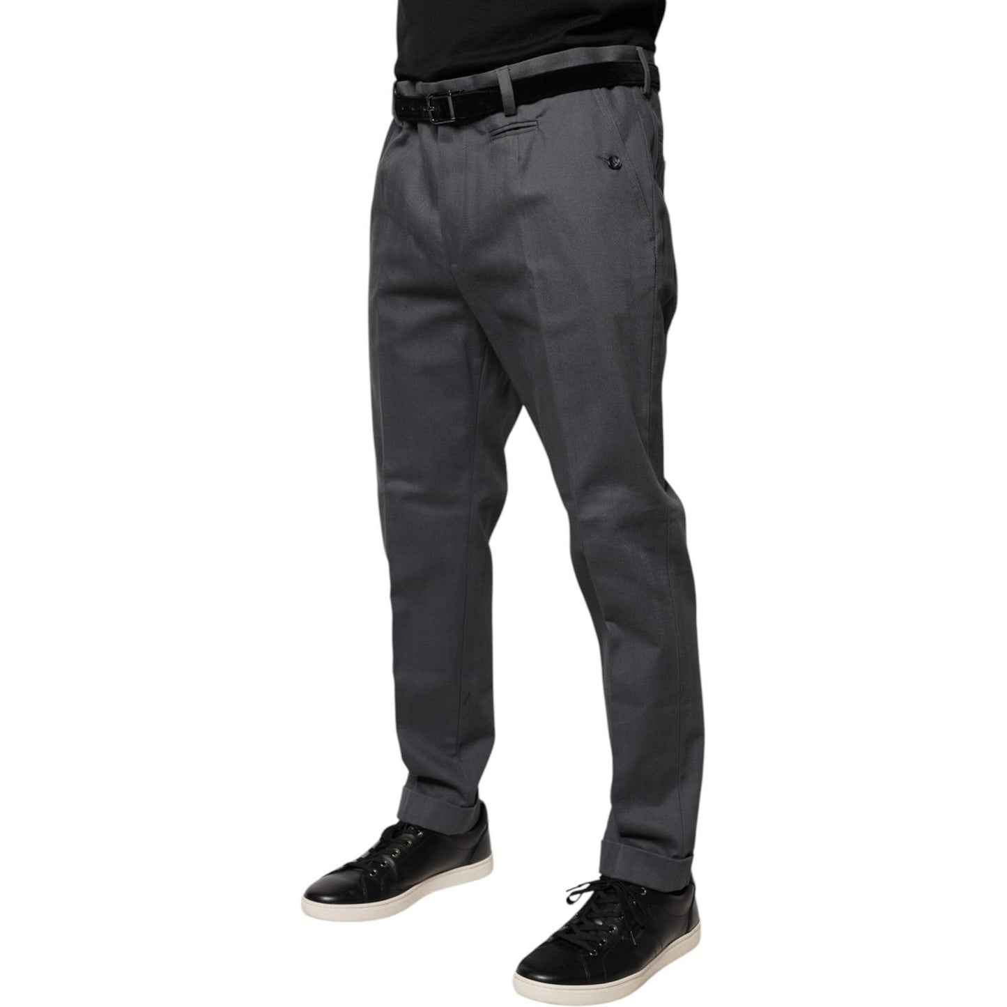 Dolce & Gabbana Gray Tapered Formal Dress Pants PAN75902-52