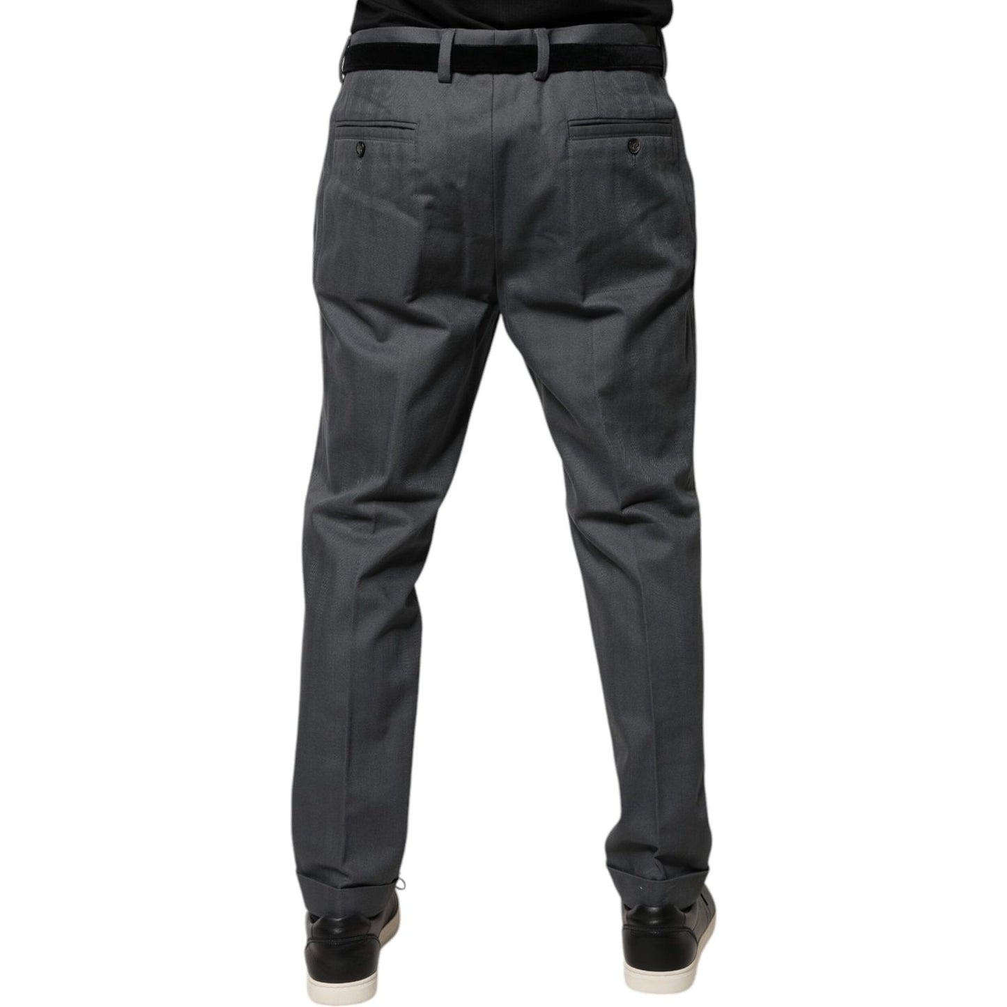 Dolce & Gabbana Gray Tapered Formal Dress Pants PAN75902-52