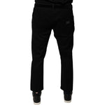 Dolce & Gabbana Black Cotton Stretch Logo Skinny Denim Jeans PAN75932-54
