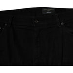 Dolce & Gabbana Black Cotton Stretch Logo Skinny Denim Jeans PAN75932-54