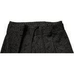 Dolce & Gabbana Black Brocade Polyester Skinny Men Dress Pants PAN76081-44