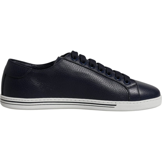 Dolce & Gabbana Black Low Top Men Saint Tropez Sneakers Shoes