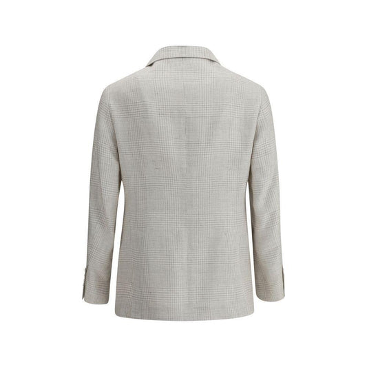 Brunello Cucinelli Single-breasted check Blazer BR-MR4807BWDC2271-IT52 | XL