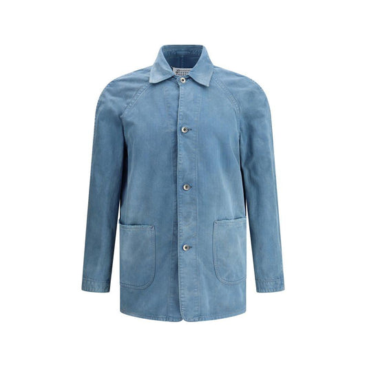 Margiela Shirt Denim Jacket Margiela Slate Gray