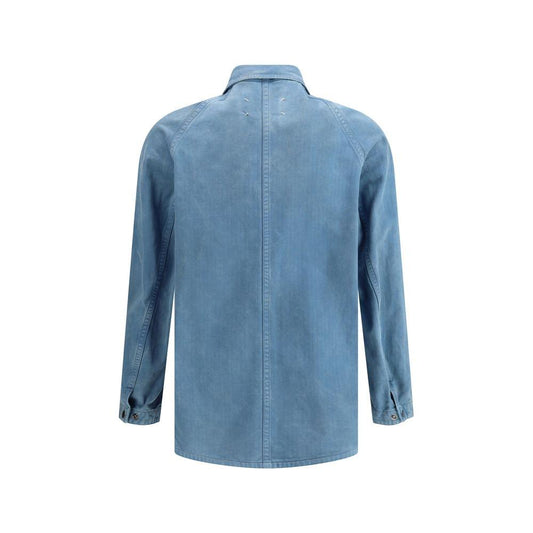 Margiela Shirt Denim Jacket Margiela Slate Gray