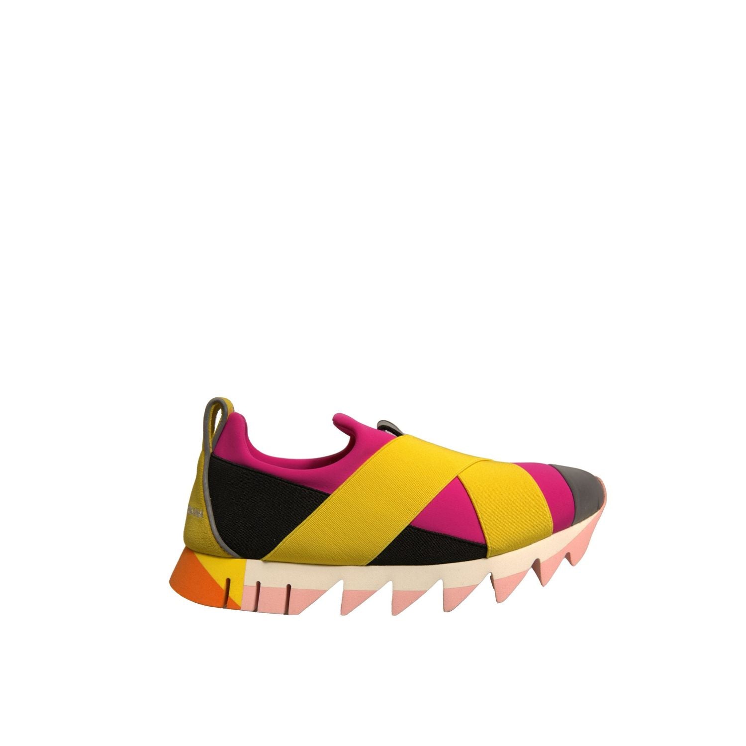 Dolce & Gabbana Multicolor Neoprene Elastic Ibiza Sneakers Shoes