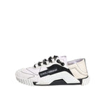 Dolce & Gabbana White Black NS1 Low Top Sneakers Shoes