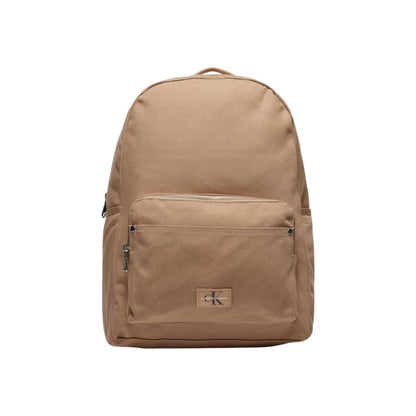 Calvin Klein Jeans Beige Recycled Polyester Backpack
