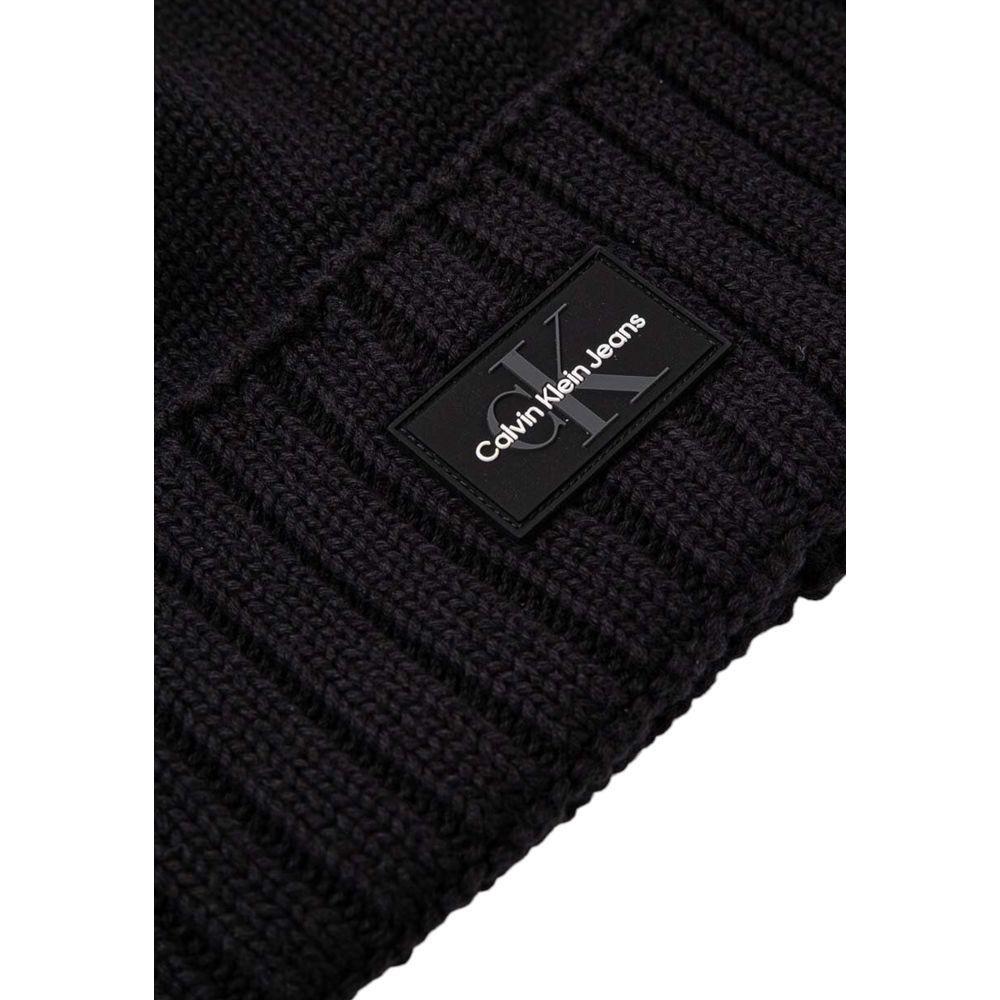 Calvin Klein Jeans Black Cotton Caps Baseball Hat CA-16491400009-UNI