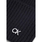 Calvin Klein Black Wool Caps Baseball Hat CA-16493700009-ONE SIZE