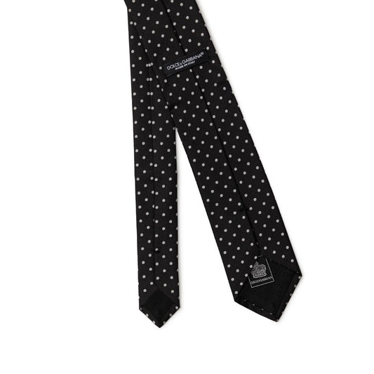 Dolce & Gabbana Black Silk Ties & Bowty DO&-8251676-6 CM