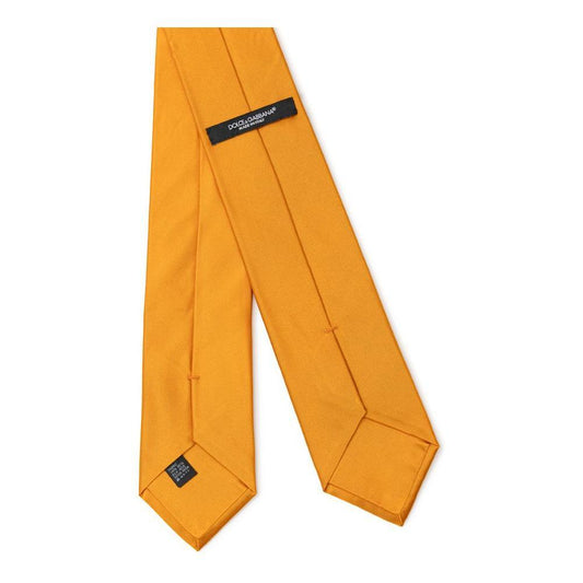 Dolce & Gabbana Orange Silk Ties & Bowty DO&-8241670-8 CM