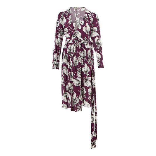 Lardini Elegant Purple Viscose Dress LA-1181663-IT40|S