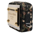 Dolce & Gabbana Multicolor Leopard Jacquard DG Logo Crossbody Bag
