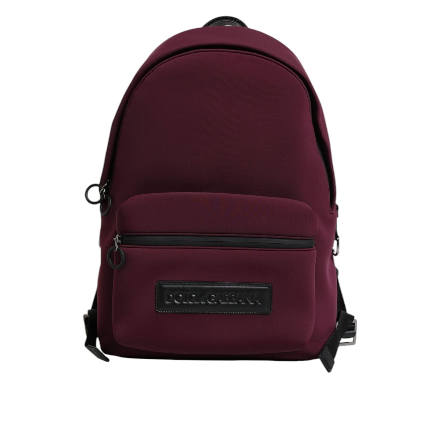 Front view with bag zipped and handles upright.