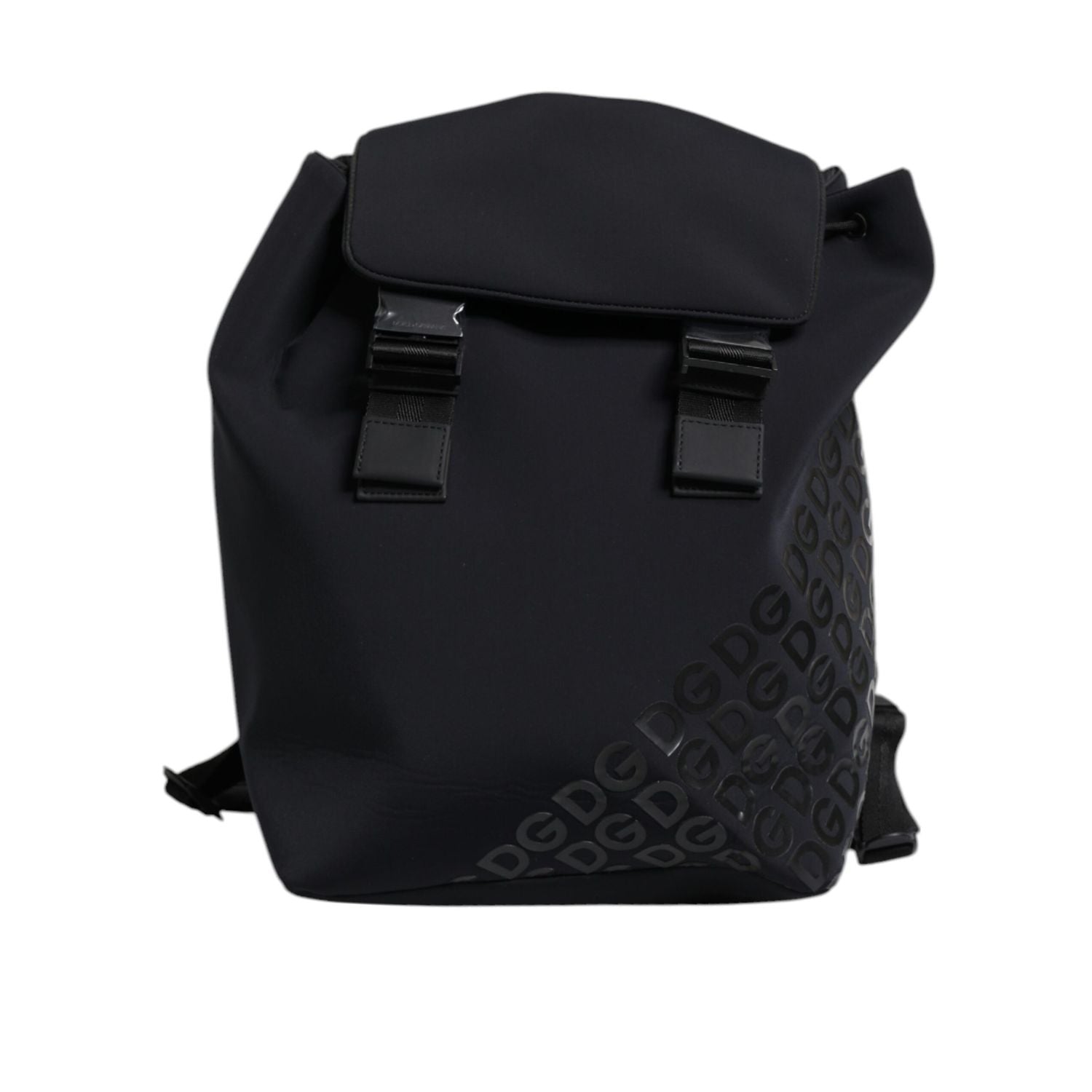 Front view with bag zipped and handles upright.