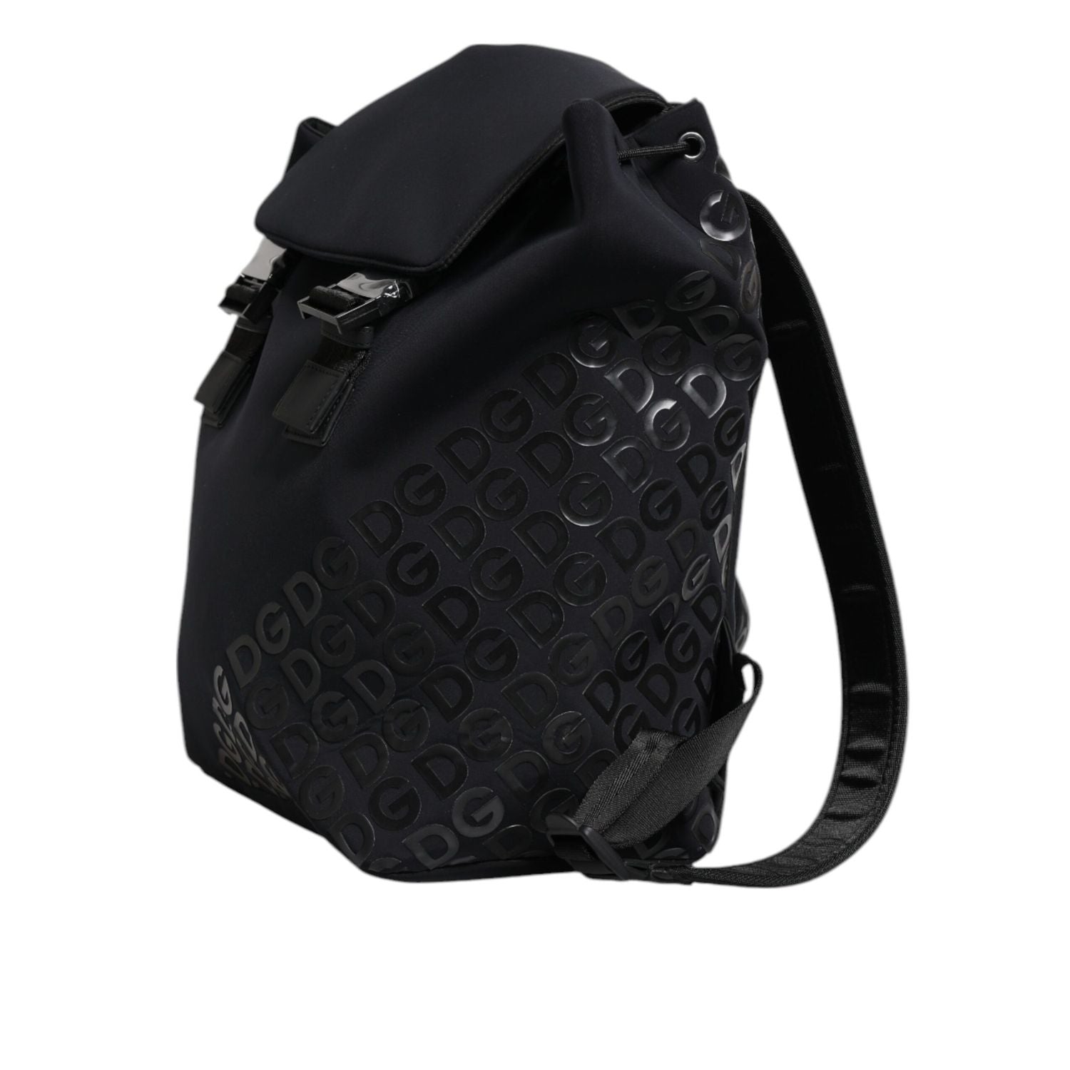 Front view with bag zipped and handles upright.