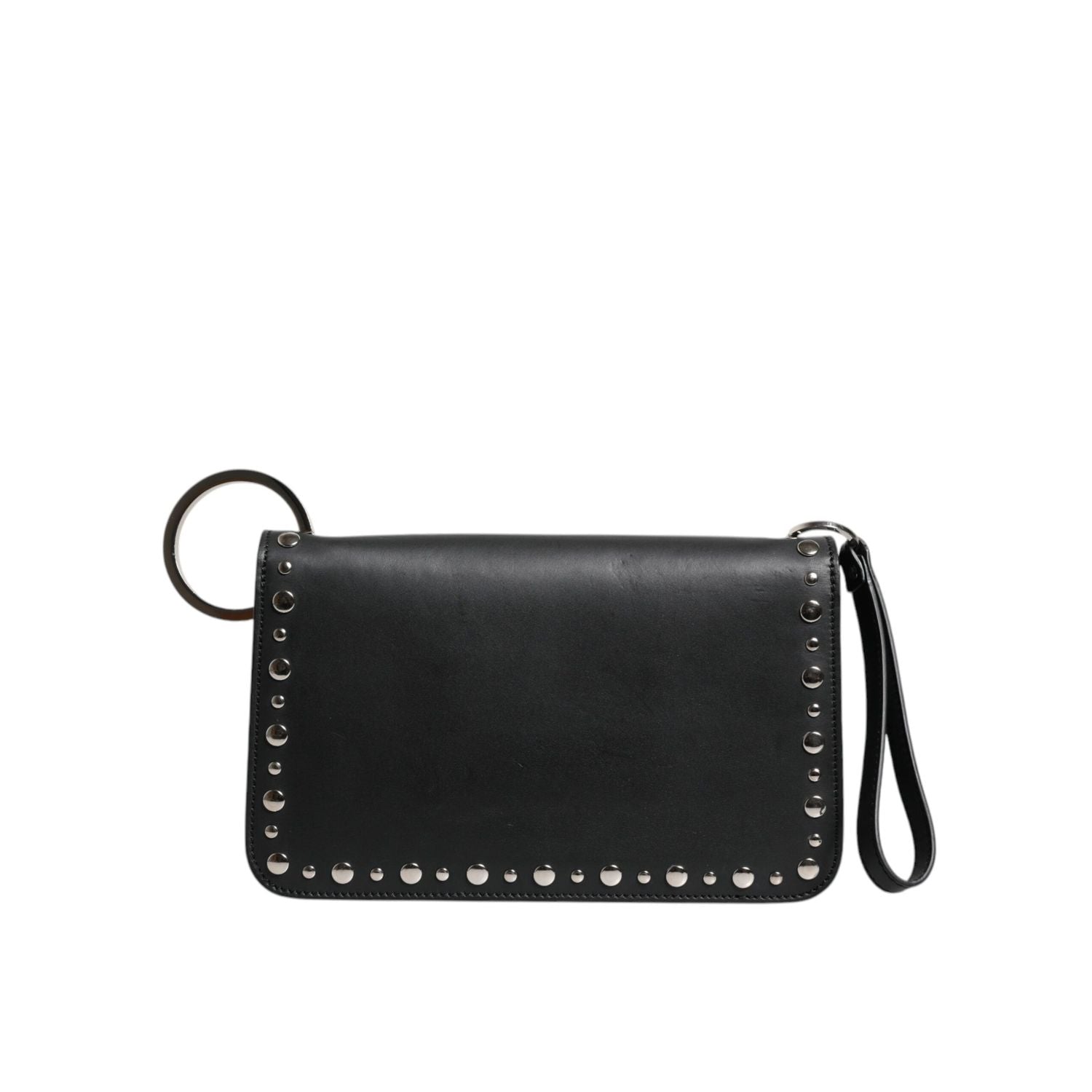 Front view with bag zipped and handles upright.
