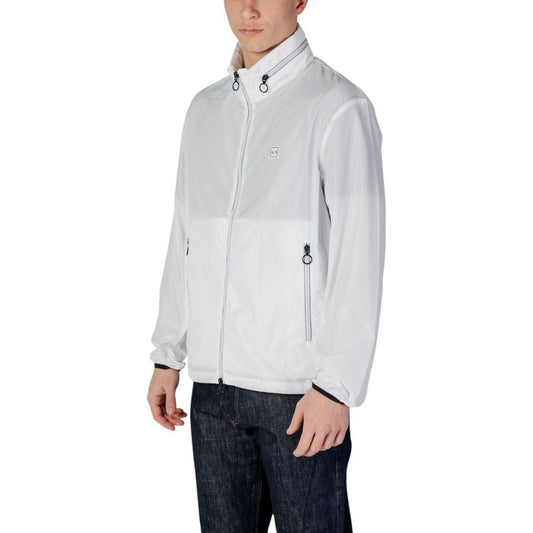 Armani Exchange White Polyester Jacket