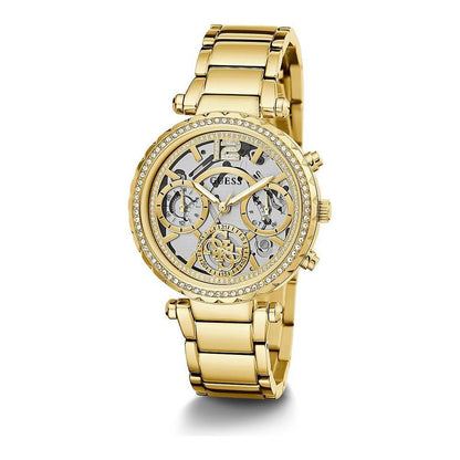 Guess Gold Stainless Steel Dress Watch