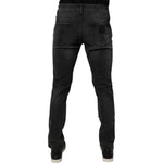 Dolce & Gabbana Black Cotton Stretch Skinny Men Denim Jeans PAN75290-54