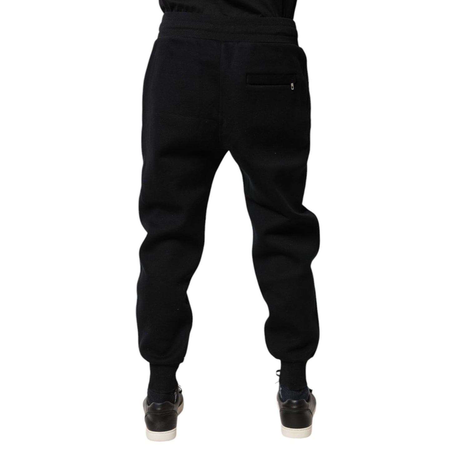 Dolce & Gabbana Black Modal Jogger Jogging Pants