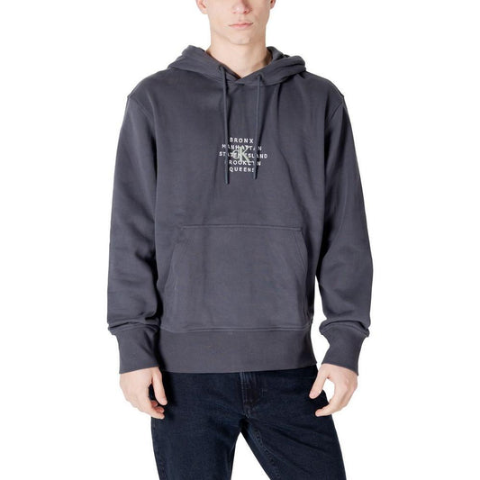 Calvin Klein Jeans Gray Cotton Hoody CA-16502400153-IT48 | L