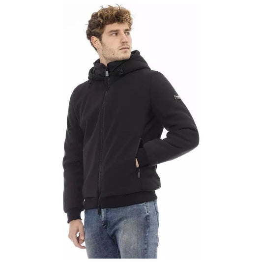 Baldinini Trend Black Polyester Jacket