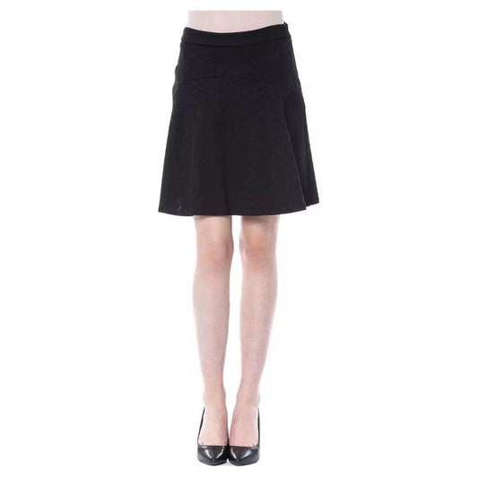 BYBLOS Black Polyester Skirt BY-1021-IT44