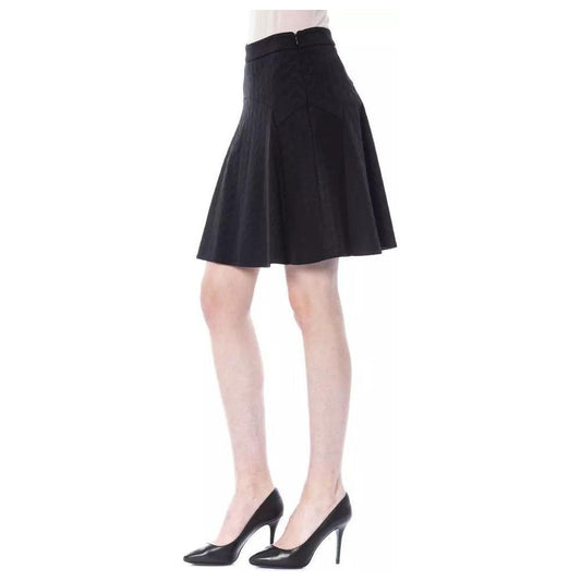 BYBLOS Black Polyester Skirt BY-1021-IT44