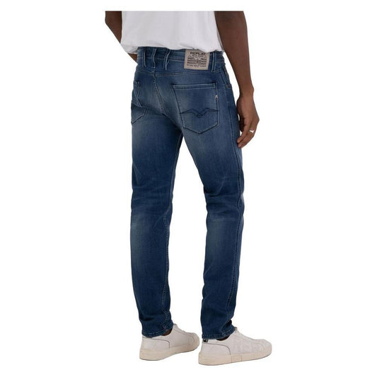 Replay Blue Cotton Jeans & Pant RE-1067-W32