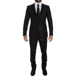 Dolce & Gabbana Bicolor Polyester Suit DO-1173-IT46 | S